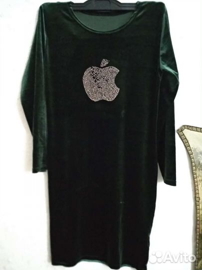 Кофта туника Велюровая