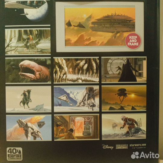 Постеры Звездные войны Star Wars Empire Strikes