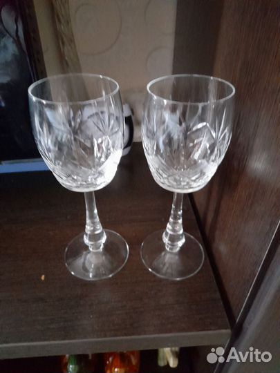 Бокалы хрустальные Богемия СССР