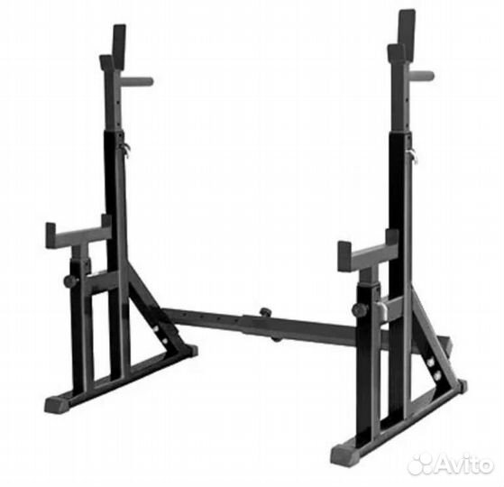 Скамья + стойки для жима + Гриф 150см