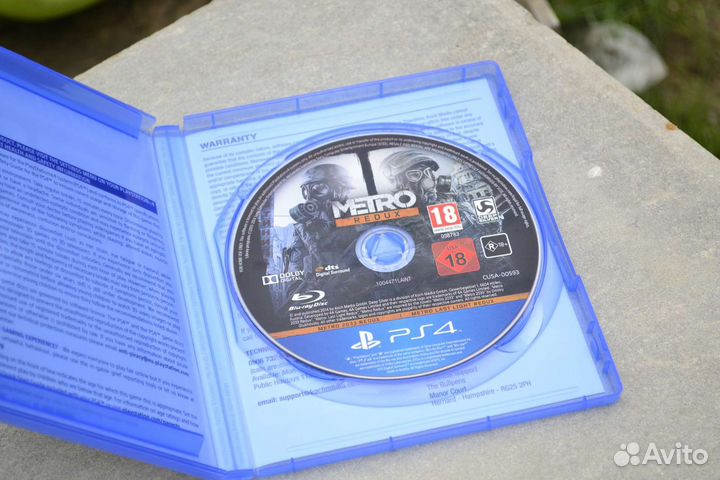 Игры для приставок ps4 Metro Redux