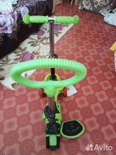 Самокат детский трехколесный бу
