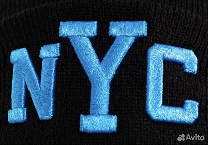 Шапка New Era New York City Knit Bobble Оригинал