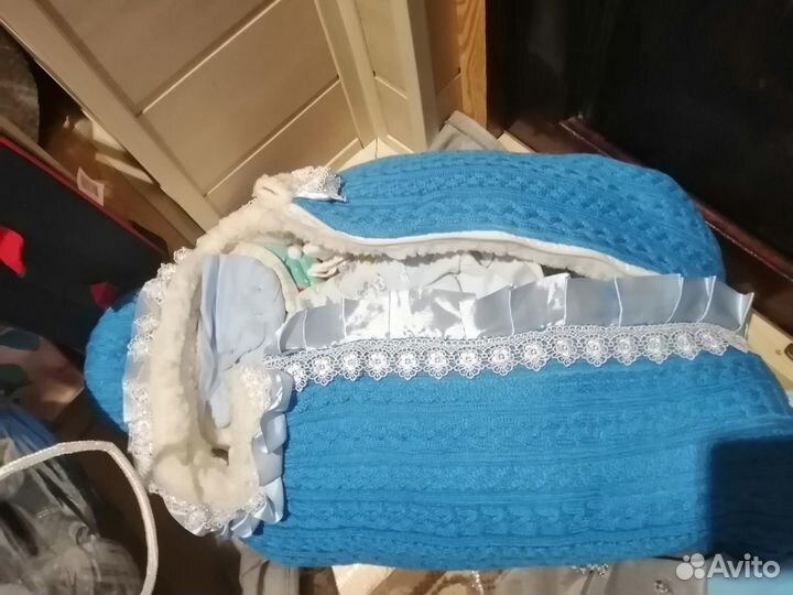 Конверт зимний на выписку