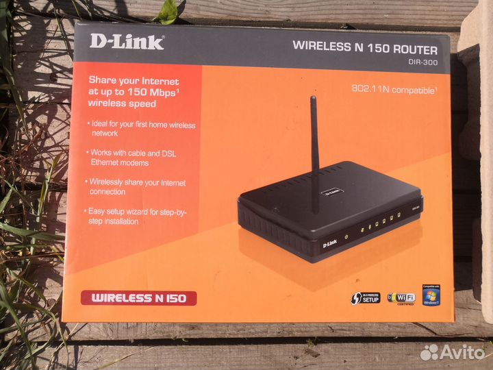 Роутер D-Link Wireless N150 DIR-300