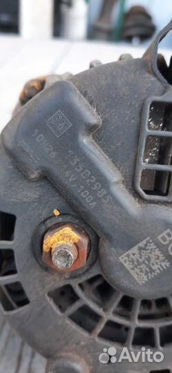 Chevrolet Cruze 1.6L генератор