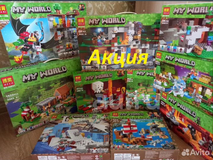 Конструктор майнкрафт