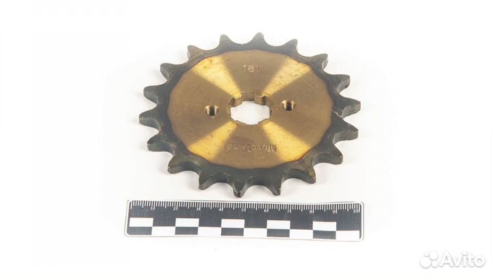 Звезда ведущая (520-18) сталь, закаленные зубья (C