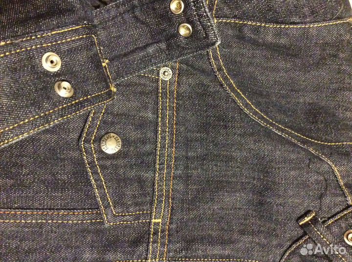 Мотокуртка джинсовая Mustang новая 50 куртка L M