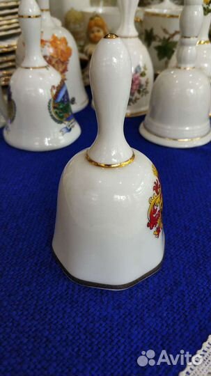 Колокольчик фарфор герб Goslar