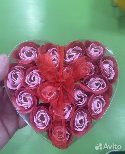 Роза в колбе мыло