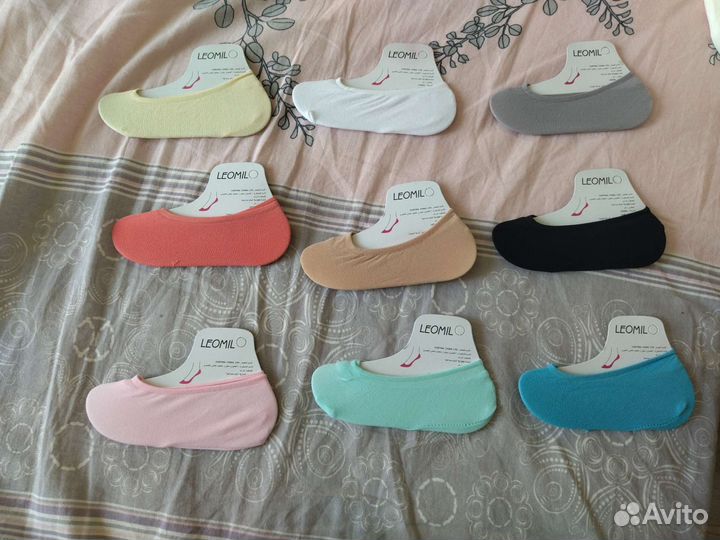 Носки следки подследники женские в упаковке новые