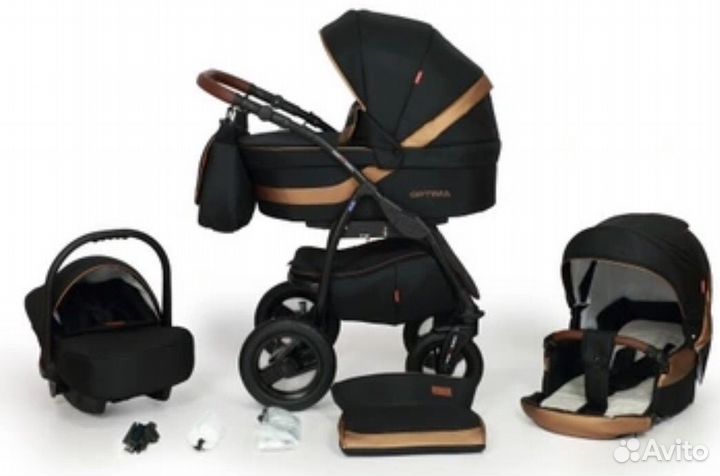 Verdi optima black/limited детская коляска 3В1