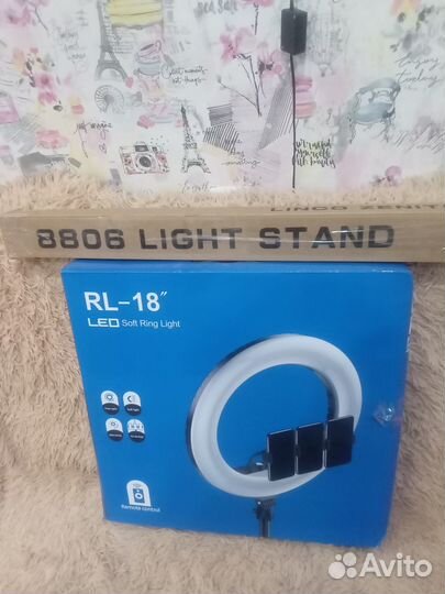 Кольцевая лампа 45 см.Новая.6600Lm