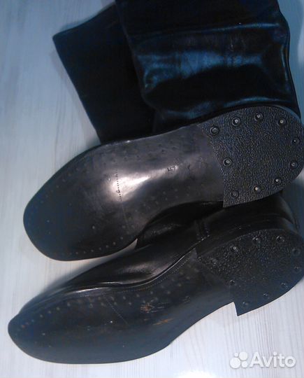 Сапоги хромовые 45 новые