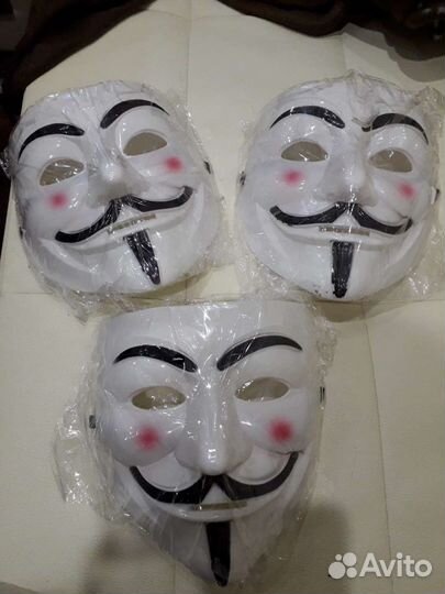 Маска Гай Фокс Анонимус