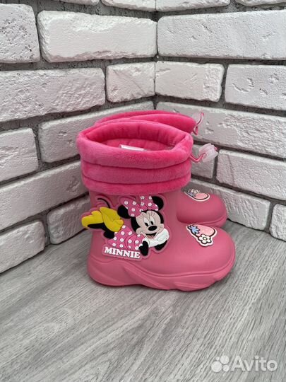 Детские резиновые сапоги, для девочки