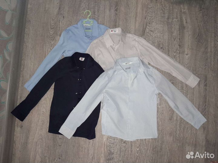 Рубашки на мальчика 7-8лет