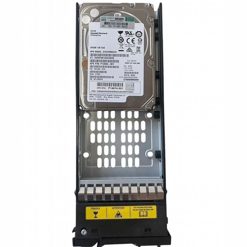 [P13244-001] Жесткий Диск Hp R0q54a 600gb 10k Msa Sa P13244-001