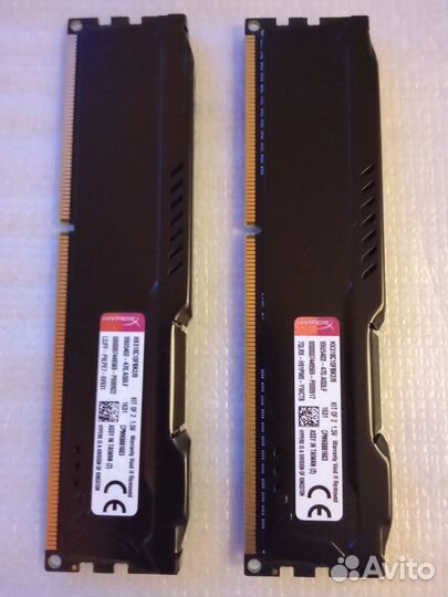 Оперативная память Kingston HyperX DDR3 2x4Gb