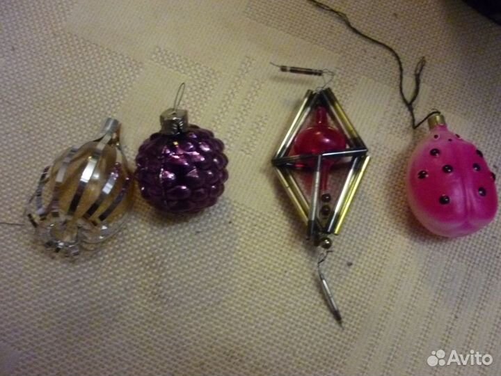 Елочные игрушки, фигурки, фонарики, др