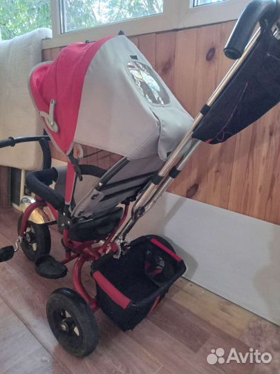 Детский велосипед с родительской ручкой