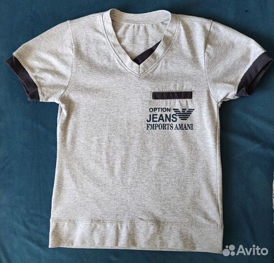 Футболки+рубашки на мальчика 92-116