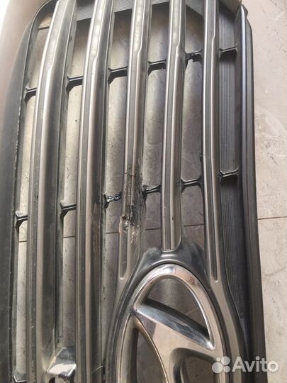 Решетка радиатора hyundai grant santafe