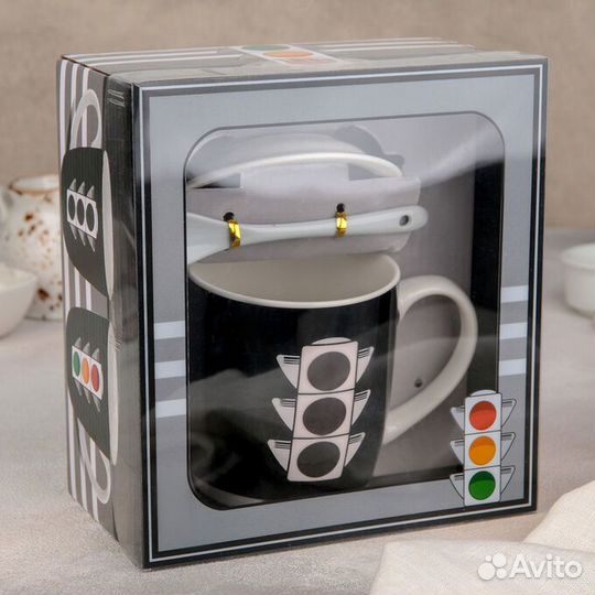 Кружка с термоэффектом: «Светофор», 330 мл