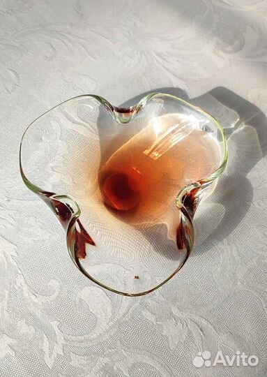 Винтажная пепельница Богемия