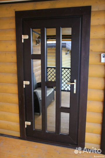 Пластиковые двери входные монтаж, доставка