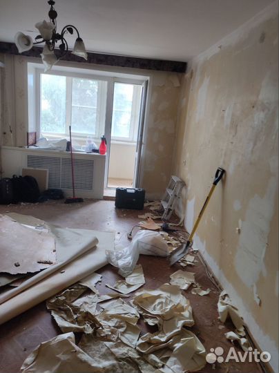 Демонтажные работы и вывоз мусора