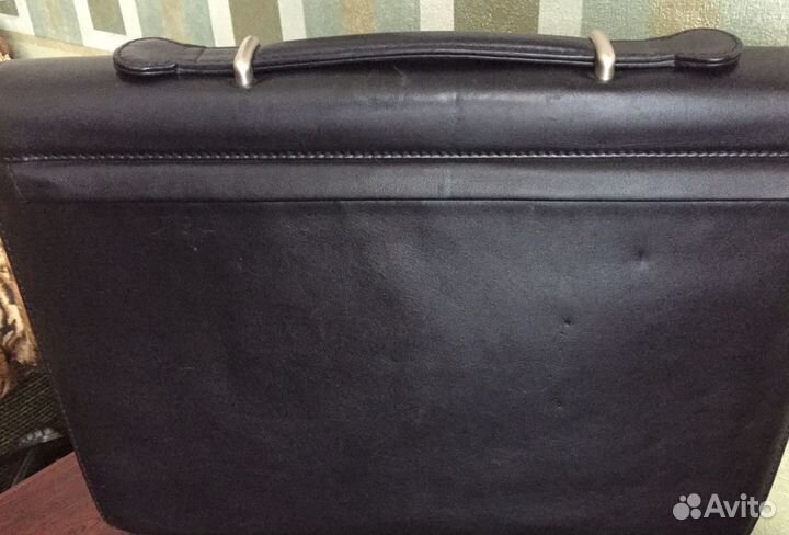 Мужской кожаный портфель petek