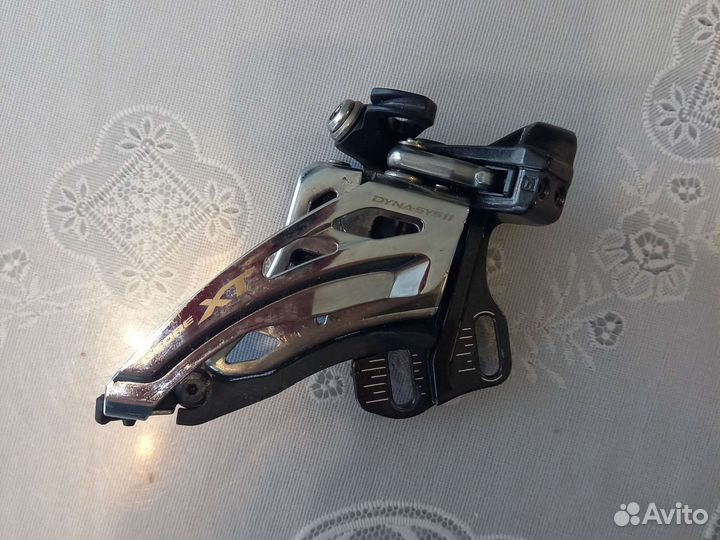 Передний переключатель shimano deore XT
