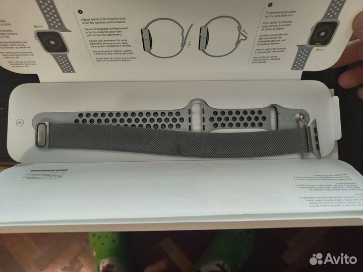 Часы apple watch 4 44 mm nike edition