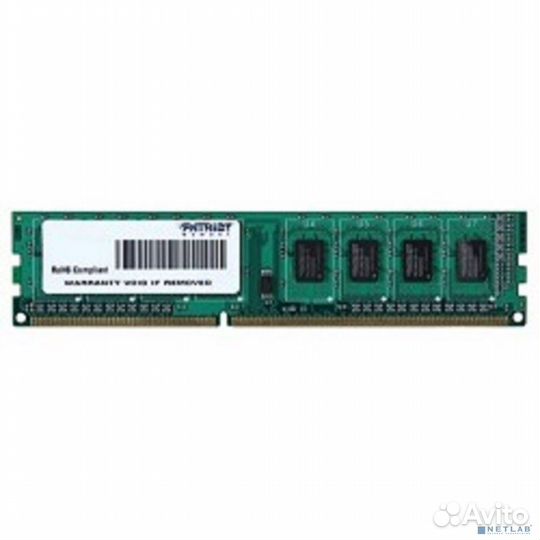Patriot DDR3 dimm 4GB (PC3-12800) 1600MHz PSD34G16
