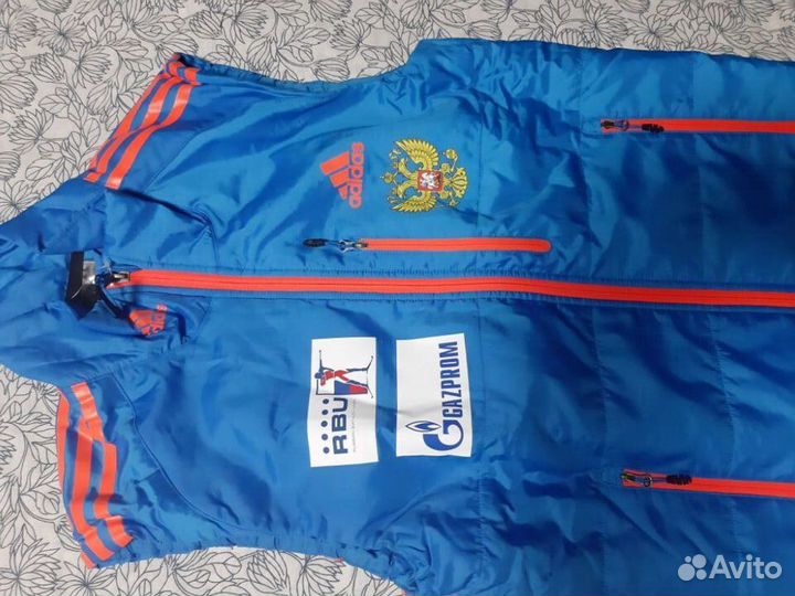 Зимняя жилетка adidas 46-48 Сб.России Оригинал