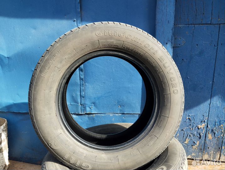 Летняя резина 215 65 r16 б/у