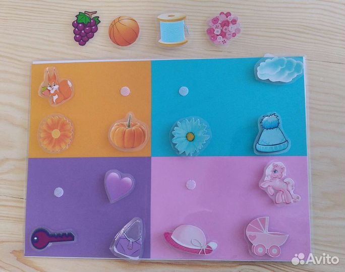 Развивающие игры на липучках