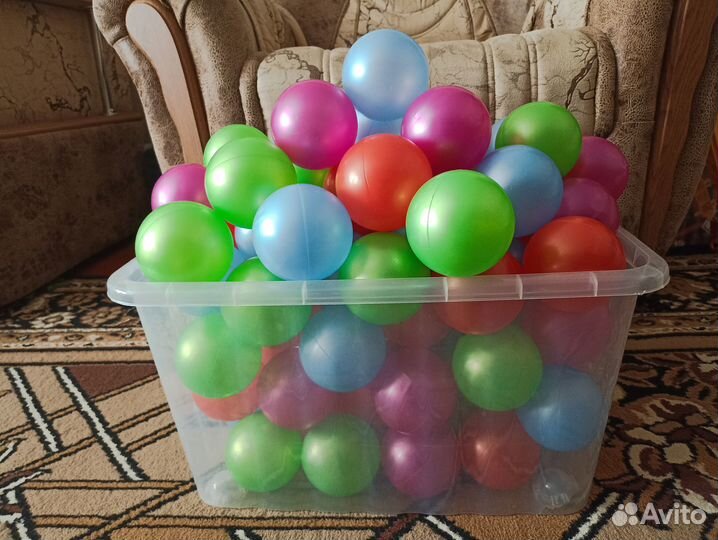 Шарики для сухого бассейна 100шт