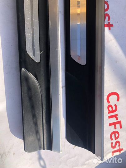 Накладки порогов BMW e46 купе кабриолет порожки