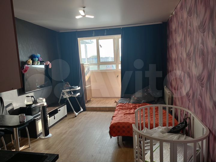 Квартира-студия, 27,4 м², 1/12 эт.