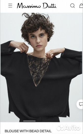 Блузка женская massimo dutti