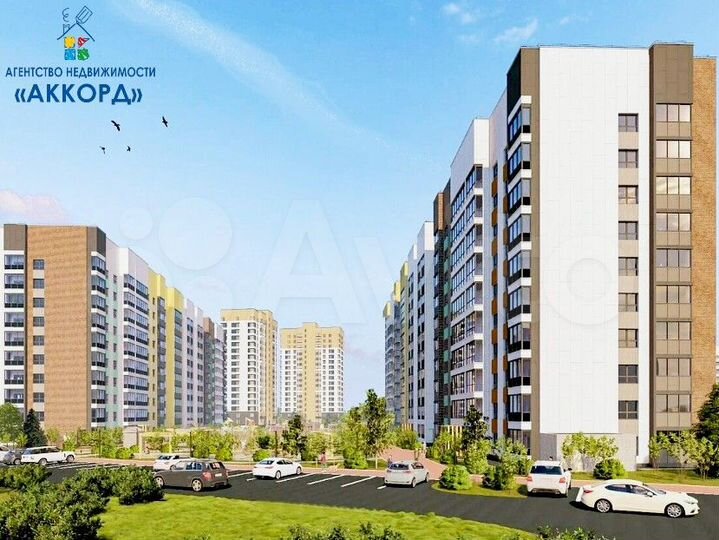 2-к. квартира, 53,7 м², 6/10 эт.