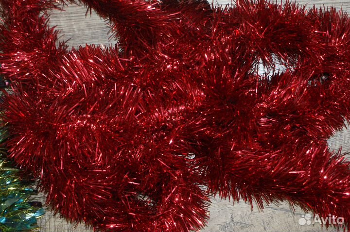 Елочная мишура новогодняя