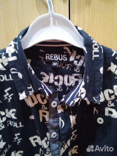 Фирменные рубашки 122р