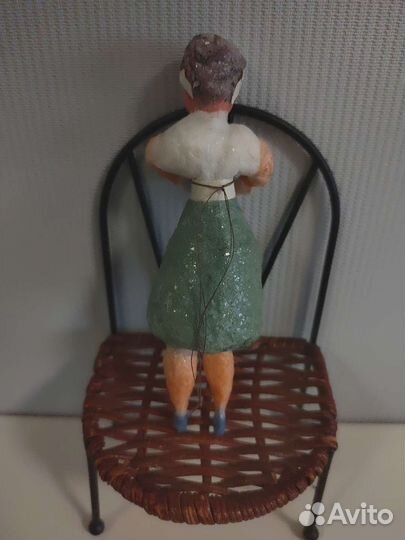 Ёлочные ватные игрушки СССР