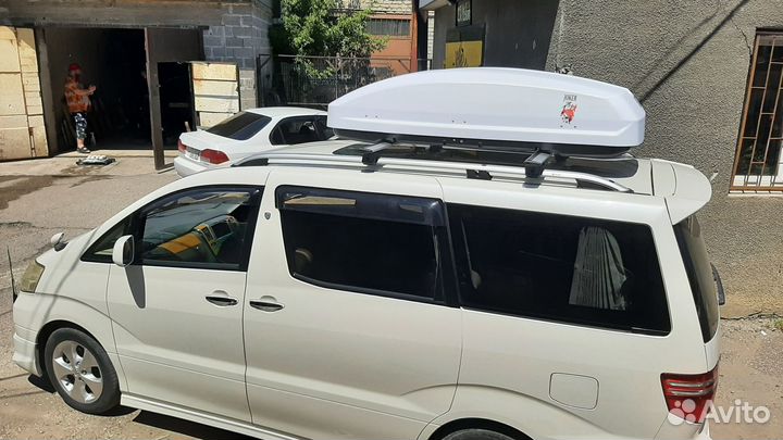 Автобокс для Toyota Alphard, 530 литров, белый