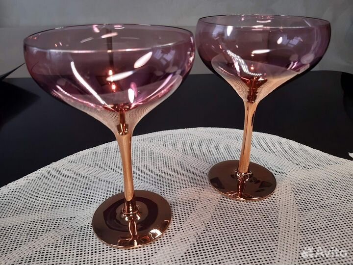 Наборы бокалов-креманок (2 шт.: d-10,5 см; 400 мл)