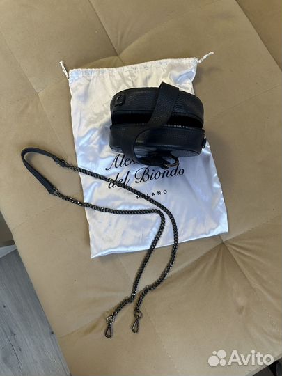 Сумка натуральная кожа Alessandra del Biondo